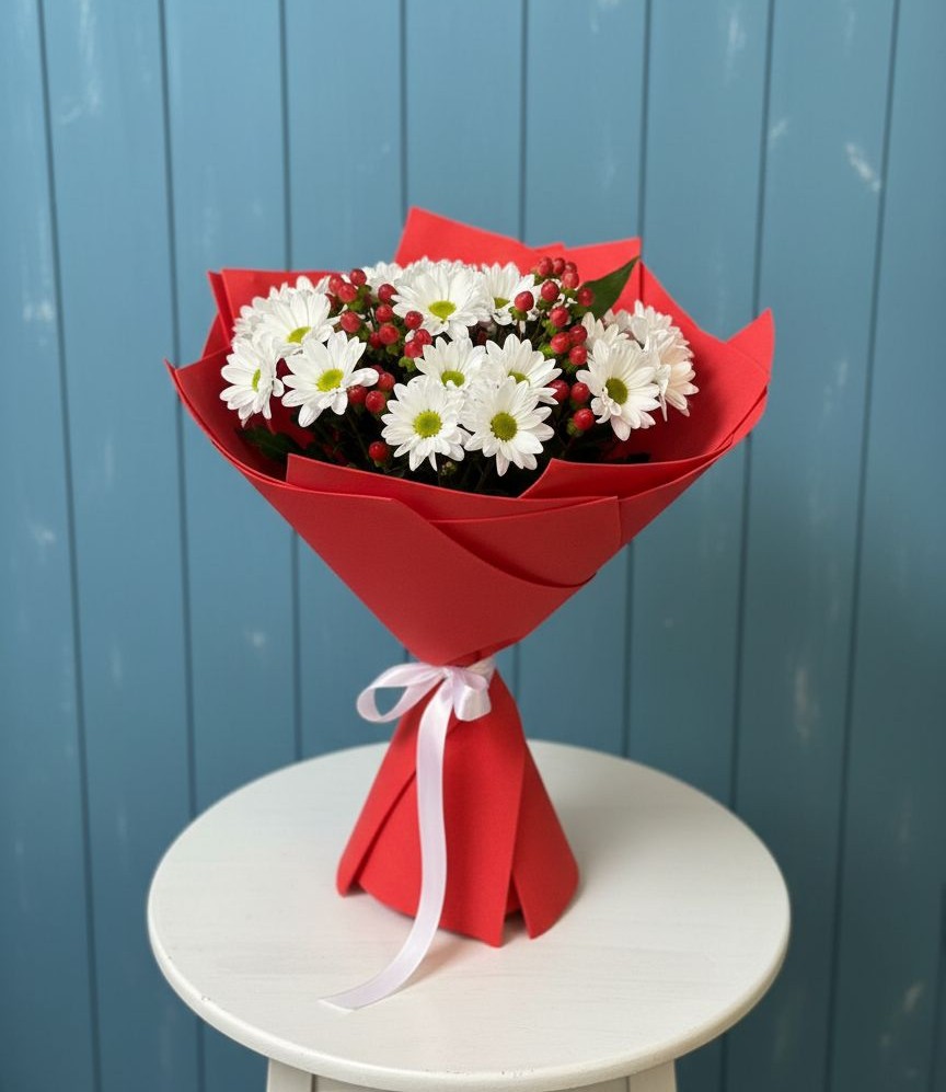 Букет цветов из: Хризантемы в Левокумском