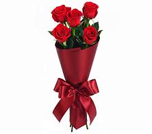 Букет 5 Красных роз Эдлесс Лав в Левокумском