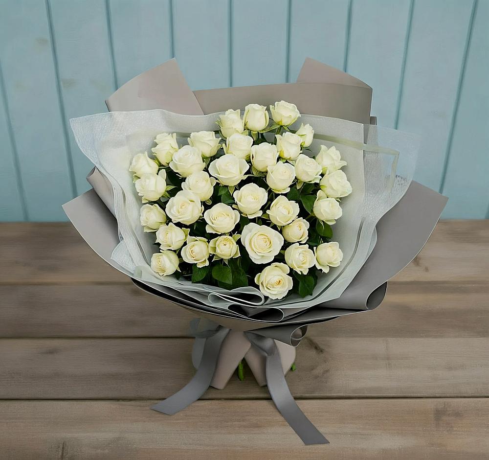 Букет Белоснежная нежность в Левокумском