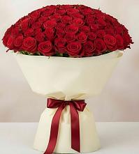 Букет 101 Красная роза Милано #REPLACE_PRED# Левокумском