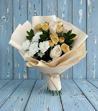 Букет цветов из:  Розы и Хризантемы в Левокумском