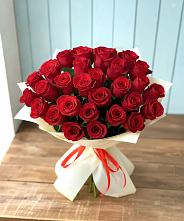 Букет 29 Красных роз в Левокумском