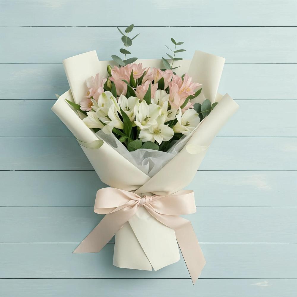 Букет цветов из: Альстромерии в Левокумском