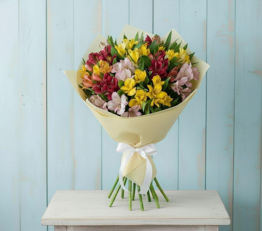 Букет цветов из: Альстромерии в Левокумском