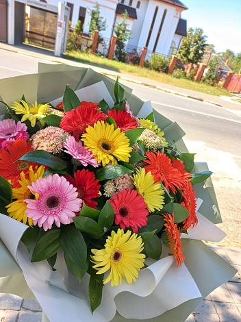 Букет цветов из: Герберы в Левокумском