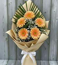 Букет цветов из:  Герберы #REPLACE_PRED# Левокумском